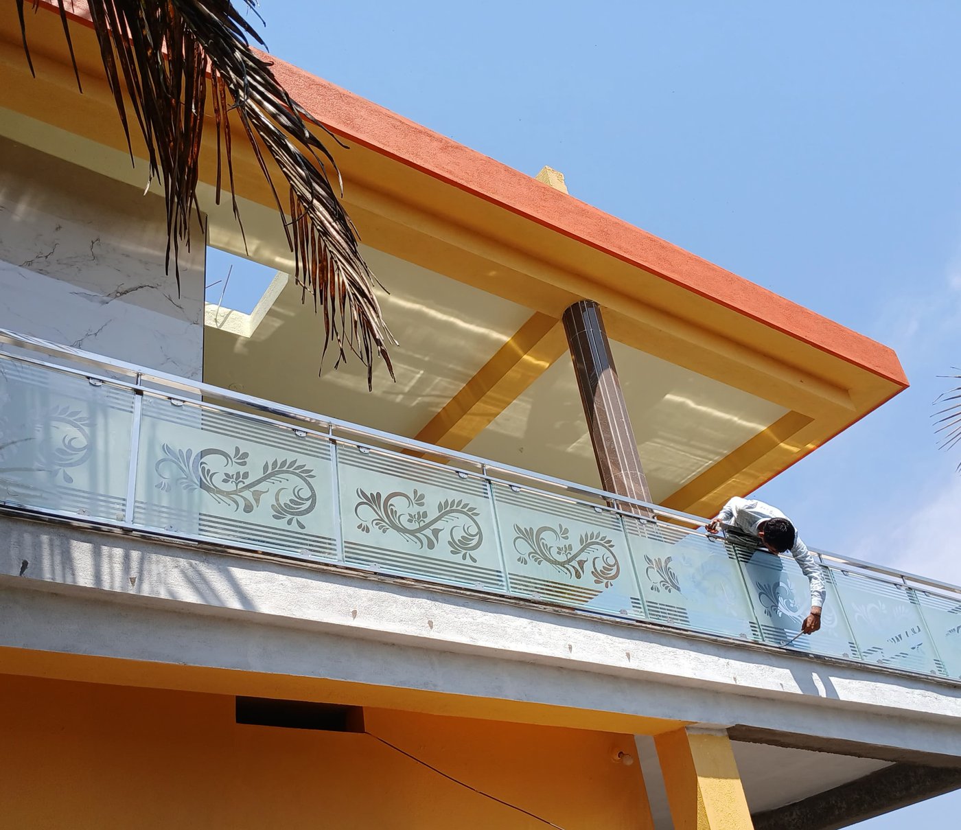 Acid Etched Glass